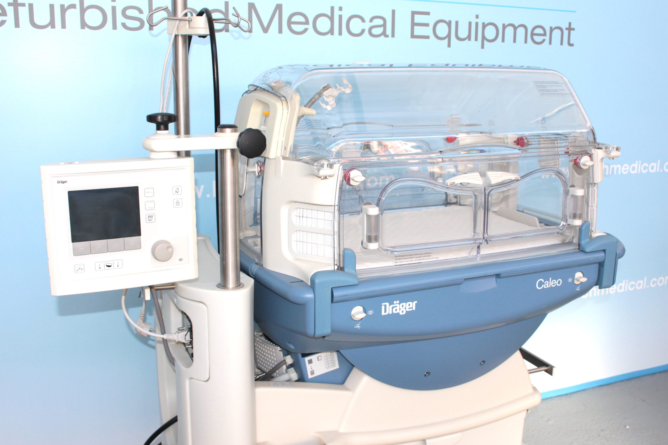 DRÄGER Caleo, mobile baby incubator, warming treatment regulated by air  temperature